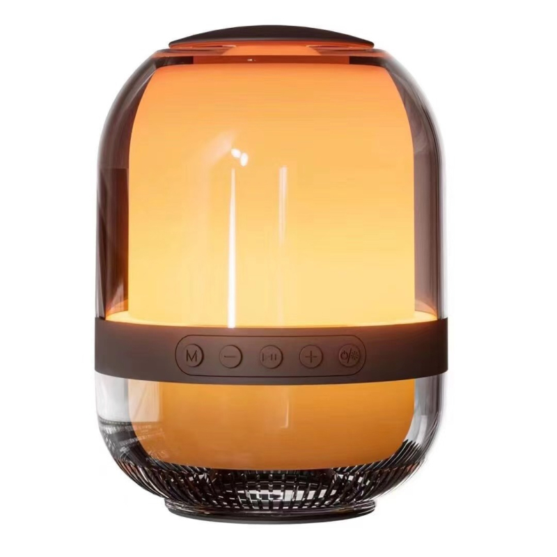 Mini Bluetooth zvučnik s integriranom baterijom i ambijentalnim osvjetljenjem - 8W, Bluetooth 5.3, USB napajanje, frekvencijski raspon 100Hz-20kHz, SNR ≥60dB