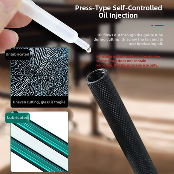 Record Work Set de cuțite pentru tăiere plăci marmură și sticlă, tip rolă, disc din aliaj, umplut cu ulei