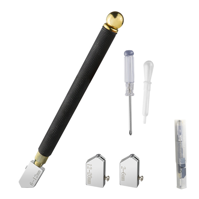 Record Work Set de cuțite pentru tăiere plăci marmură și sticlă, tip rolă, disc din aliaj, umplut cu ulei