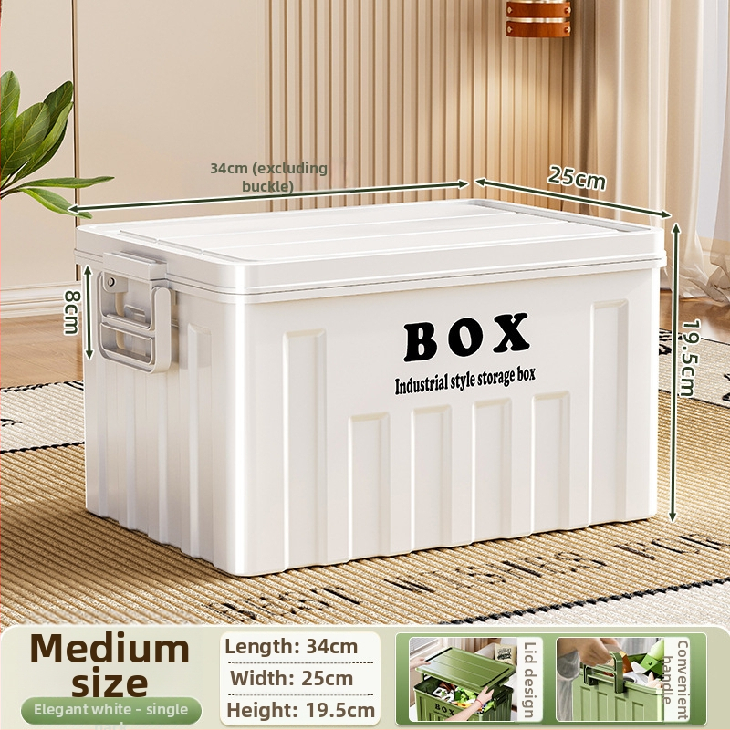 Cutie de depozitare pentru camping, stil industrial, material polipropilenă, capacitate 10-20 L, model Z90018945