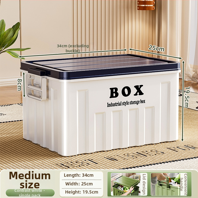 Cutie de depozitare pentru camping, stil industrial, material polipropilenă, capacitate 10-20 L, model Z90018945