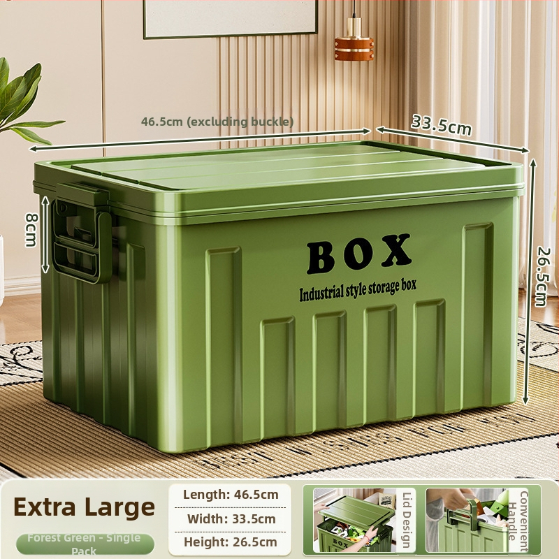 Cutie de depozitare pentru camping, stil industrial, material polipropilenă, capacitate 10-20 L, model Z90018945