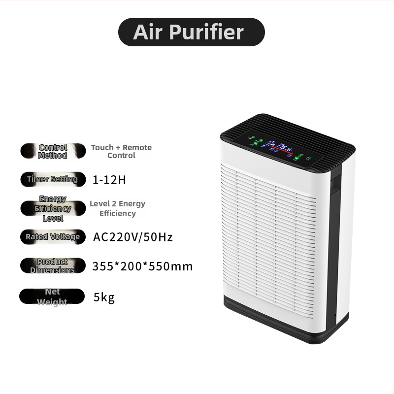 Kućni pročistač zraka s ovlaživanjem, uklanjanjem formaldehida, negativnim ionima, sterilizacijom i PM2.5