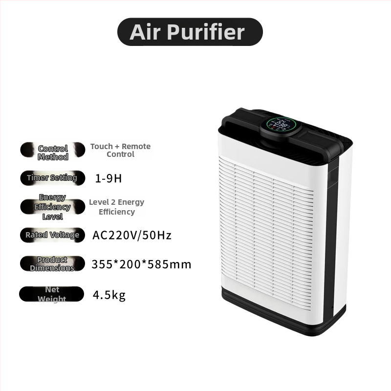 Kućni pročistač zraka s ovlaživanjem, uklanjanjem formaldehida, negativnim ionima, sterilizacijom i PM2.5