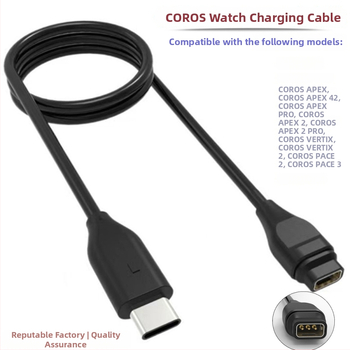 Type-C USB kabel za punjenje za Coros Pace3, Apex2 i Vertix sportske satove