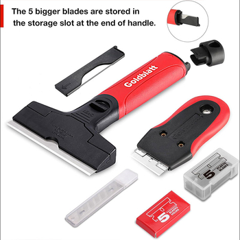 Goldblatt racletă cu lamă plată pentru îndepărtarea adezivului și curățarea rosturilor dintre plăci