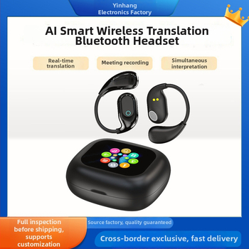 MG7 Bezdrôtové športové slúchadlá s uchom upevnením, LCD farebný displej, AI prekladač a simultánny preklad (Bluetooth 5.4; výdrž >8 h; bezdrôtové nabíjanie; nízka latencia)