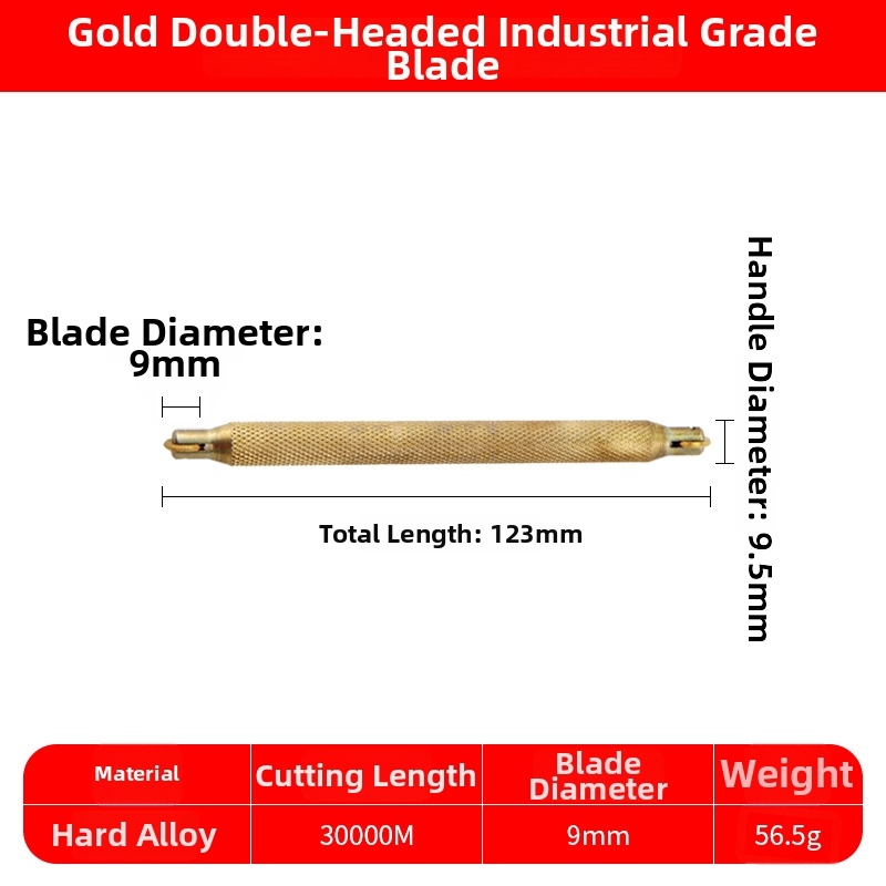 Tăietor manual de plăci cu roată- cuțit pentru sticlă și plăci — tip cuțit de împingere, aliaj special