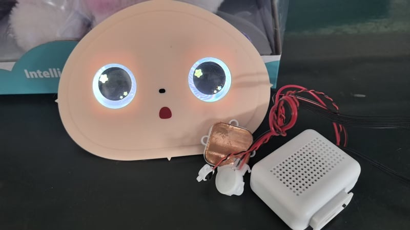 AI szemmodul kifejező szem modellje, binokuláris kifejezéscsomag, 1000mAh beépített akkumulátor, Bluetooth-támogatás