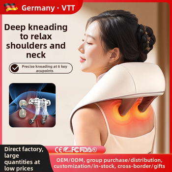 Șal de masaj pentru umeri și gât, simularea mușchiului trapez, încălzire, USB, model R8, 1 cap de masaj