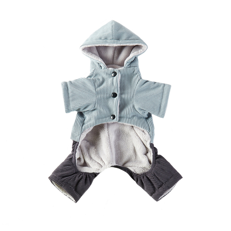 Haine pentru animale Corduroy patru picioare – Stil leisure, Brand WPET, Potrivire universală