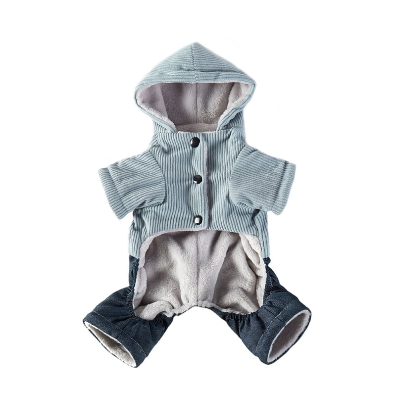 Haine pentru animale Corduroy patru picioare – Stil leisure, Brand WPET, Potrivire universală