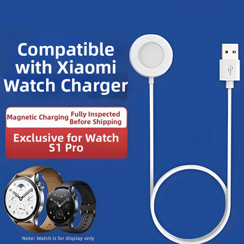 Bezdrôtová magnetická nabíjačka pre Xiaomi Watch S1 Pro – USB rozhranie, značka Aoshengda, nabíjacia doska na náramok