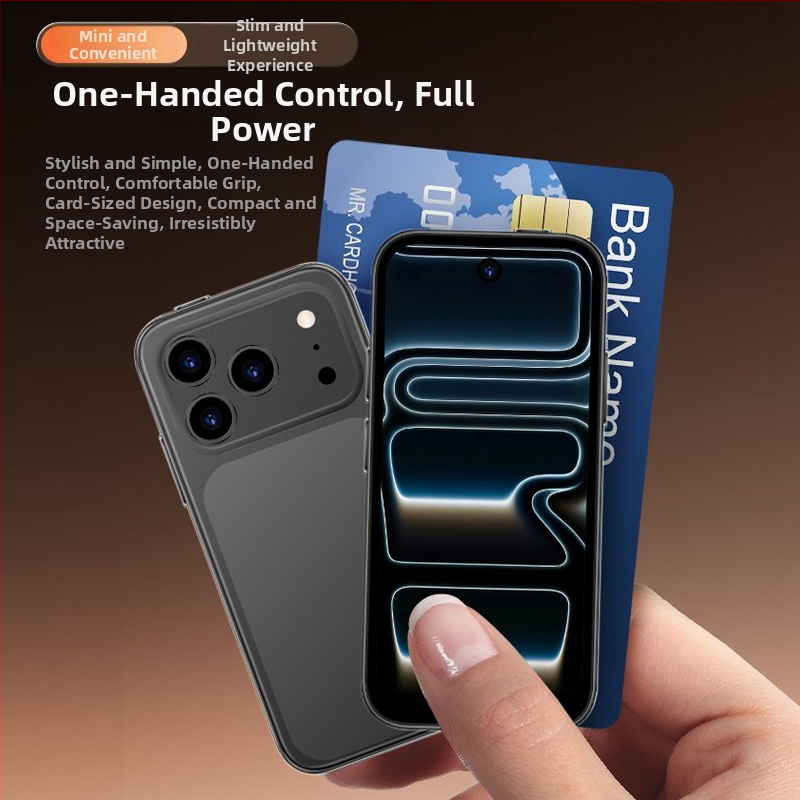 Telefon mobil mini 5G, compatibil cu toate rețelele, model A17, telefon de gaming pentru studenți