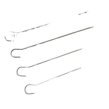 Κρεμαστά καλαμάκια BBQ από ανοξείδωτο 304 με 9 γάντζους, επαναχρησιμοποιούμενα