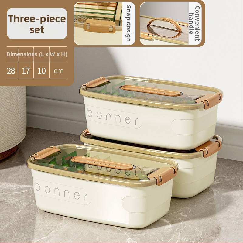 Cutie de depozitare cu capac și mâner; plastic PP 100% nou; impermeabilă și rezistentă la praf; capacitate mare; multifuncțională pentru haine, jucării și cărți; transport manual; imprimare logo disponibil