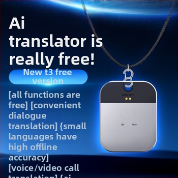 AI prevodna kartica T3 s magnetskim videopozivom, prijevod jednim gumbom, prenosni višenamjenski prevoditelj, kućište od aluminijske legure, USB sučelje