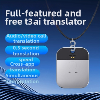 AI prevodna kartica T3 s magnetskim videopozivom, prijevod jednim gumbom, prenosni višenamjenski prevoditelj, kućište od aluminijske legure, USB sučelje
