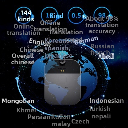 AI prevodna kartica T3 s magnetskim videopozivom, prijevod jednim gumbom, prenosni višenamjenski prevoditelj, kućište od aluminijske legure, USB sučelje