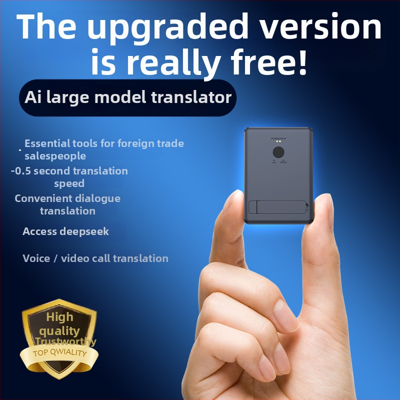 AI prevodna kartica T3 s magnetskim videopozivom, prijevod jednim gumbom, prenosni višenamjenski prevoditelj, kućište od aluminijske legure, USB sučelje