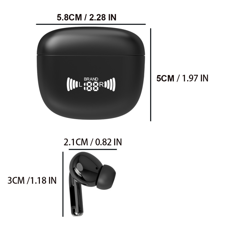 A8 slušalice za govorni prijevod, TWS, Bluetooth, višestruka podrška jezicima, simultani prijevod, dodirna kontrola