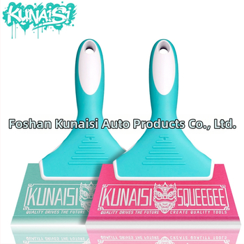 Ξύστρα σιλικόνης για φιλμ παραθύρων αυτοκινήτου, κοντή λαβή