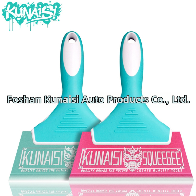 Ξύστρα σιλικόνης για φιλμ παραθύρων αυτοκινήτου, κοντή λαβή