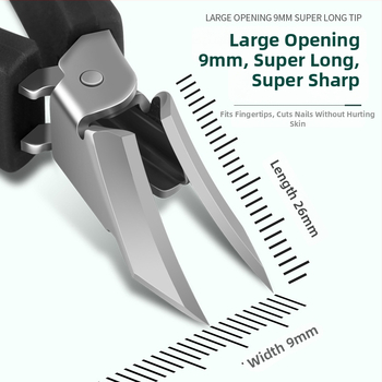 Σετ τριών τεμαχίων από ανοξείδωτο ατσάλι για νύχια με κεκλιμένη άκρη και προστασία από πιτσιλίσματα, περιλαμβάνει γυάλινη λίμα νυχιών