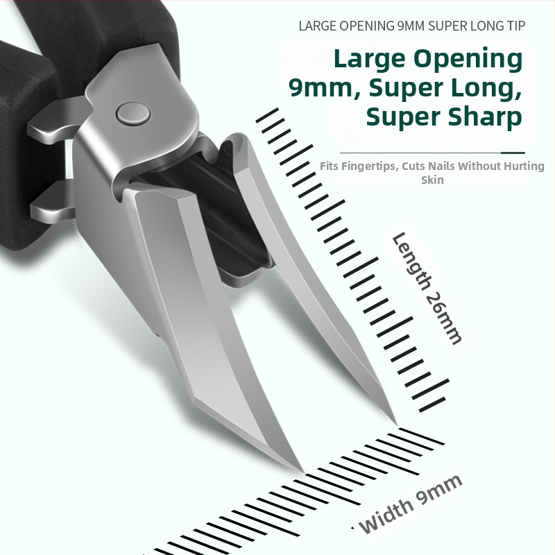 Σετ τριών τεμαχίων από ανοξείδωτο ατσάλι για νύχια με κεκλιμένη άκρη και προστασία από πιτσιλίσματα, περιλαμβάνει γυάλινη λίμα νυχιών