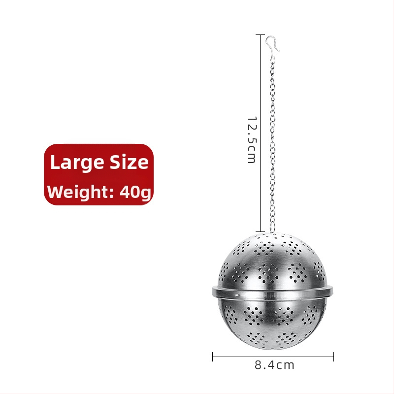 Rozsdamentes acél 304 teafő infúziós golyó – multifunkcionális szűrő teához, fűszerekhez és leveshez; Márka Xinghao; Stílus: modern egyszerűség; Bevezetve 2019