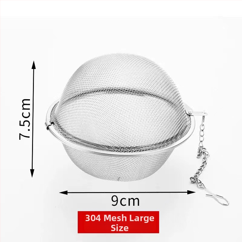 Rozsdamentes acél 304 teafő infúziós golyó – multifunkcionális szűrő teához, fűszerekhez és leveshez; Márka Xinghao; Stílus: modern egyszerűség; Bevezetve 2019