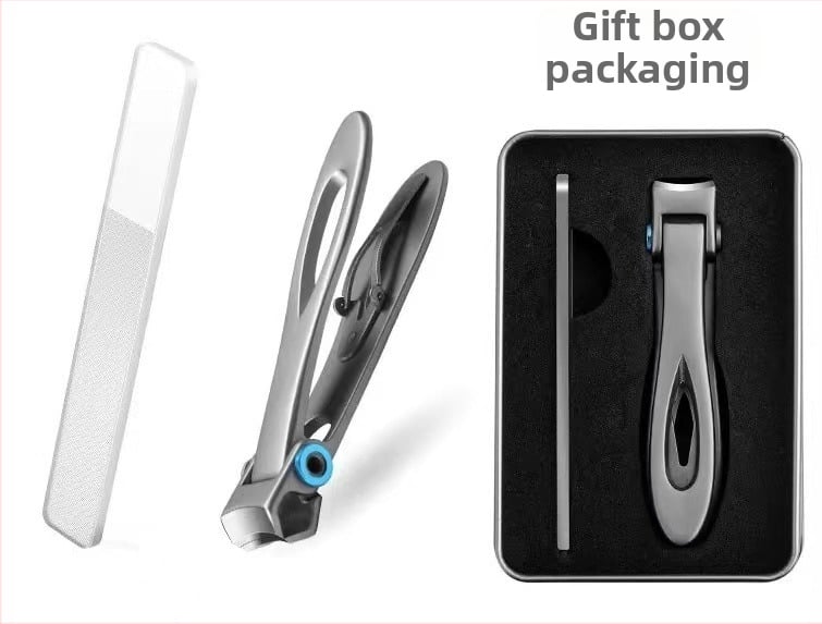 Set de unghii din oțel inoxidabil: clește și foarfecă pentru unghii, portabil, deschidere mare, trusă de îngrijire a unghiilor