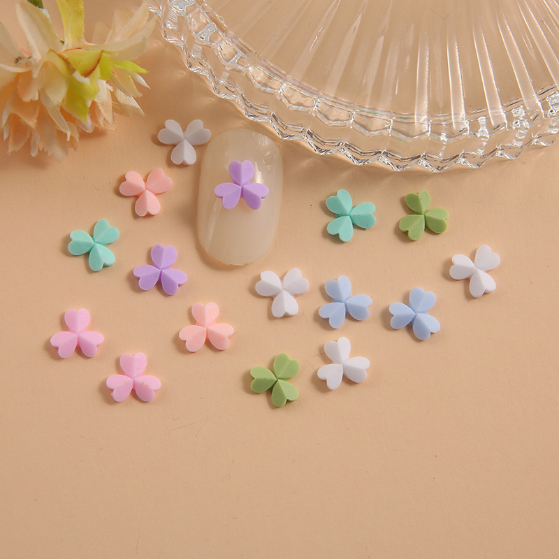 Resínové ozdoby na nechty s kvetinovým vzorom – Princess séria, štýl Lovely/Sweet, Jory Accessories