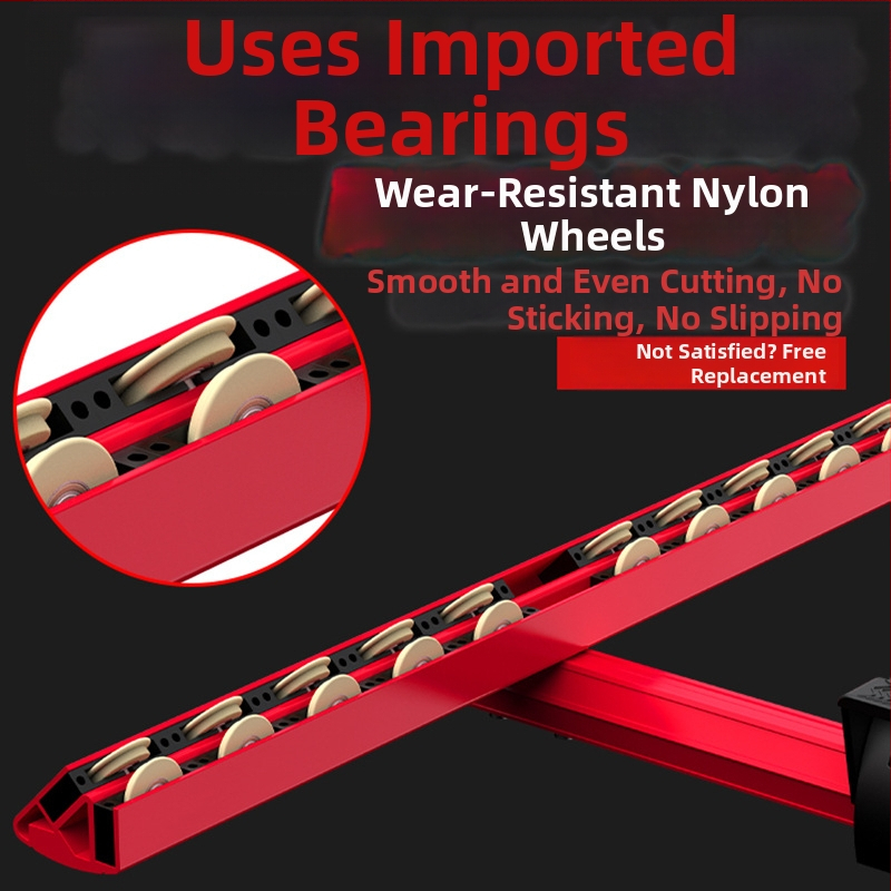 Sidno T-tip tăietor de sticlă cu role rotative, design drag knife, cap de tăiere pentru plăci de sticlă