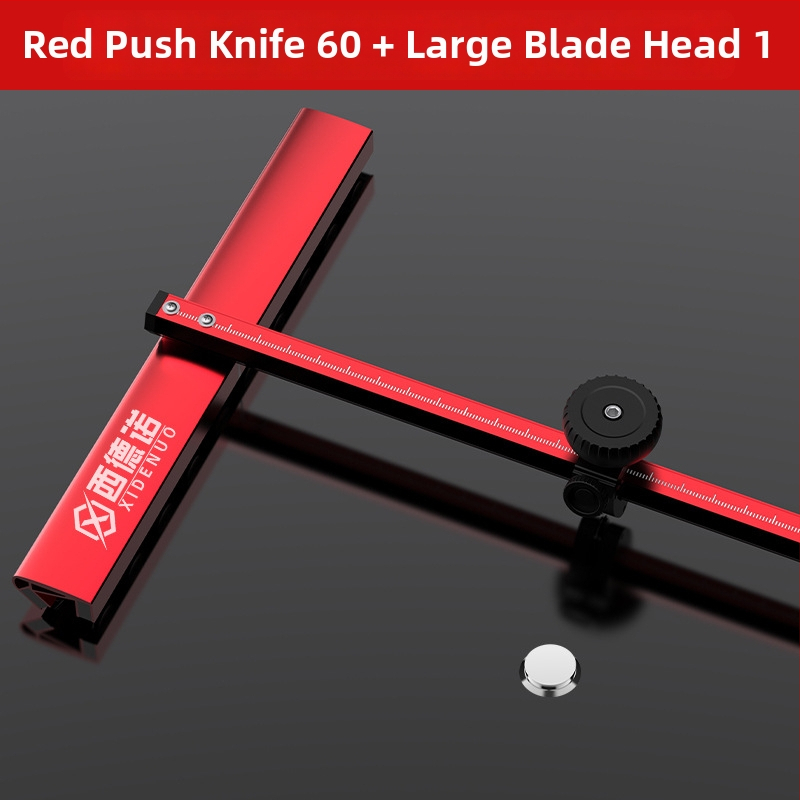 Sidno T-tip tăietor de sticlă cu role rotative, design drag knife, cap de tăiere pentru plăci de sticlă