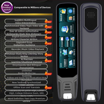 Uređaj za čitanje s offline AI za englesko čitanje i prijevod, model S16 / D1, ABS kućište, litij-ionska baterija, mp3/mp4 podrška