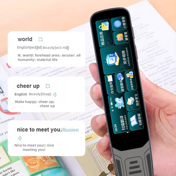 Uređaj za čitanje s offline AI za englesko čitanje i prijevod, model S16 / D1, ABS kućište, litij-ionska baterija, mp3/mp4 podrška
