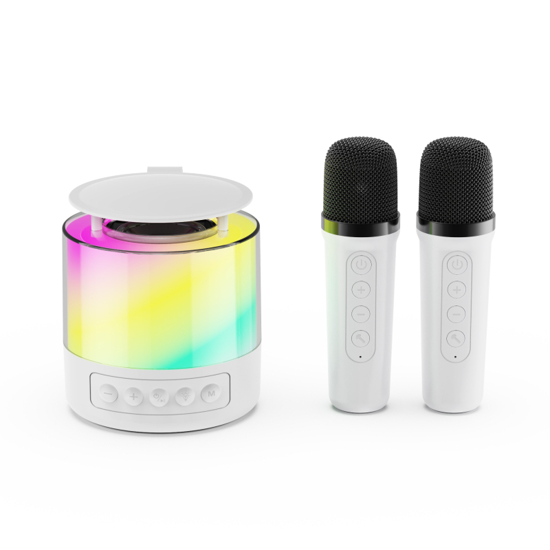 Projektor zvjezdano nebo Bluetooth karaoke zvučnik, sve-u-jednom s mikrofonom, Bluetooth 5.1, 5W, opseg 100 Hz–20 kHz, SNR ≥85 dB, ugrađena baterija