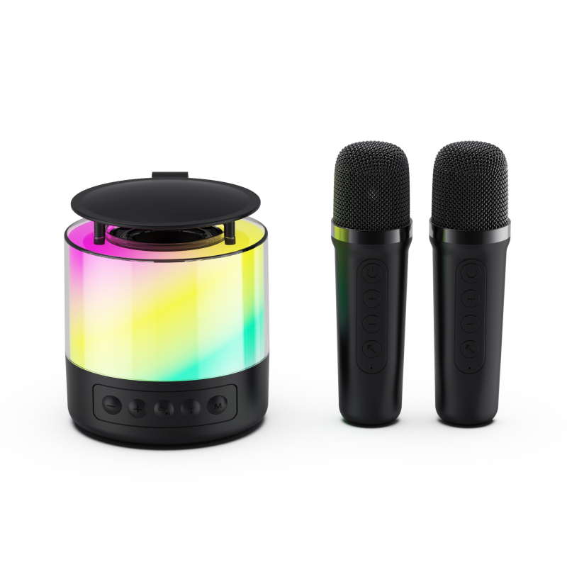 Projektor zvjezdano nebo Bluetooth karaoke zvučnik, sve-u-jednom s mikrofonom, Bluetooth 5.1, 5W, opseg 100 Hz–20 kHz, SNR ≥85 dB, ugrađena baterija
