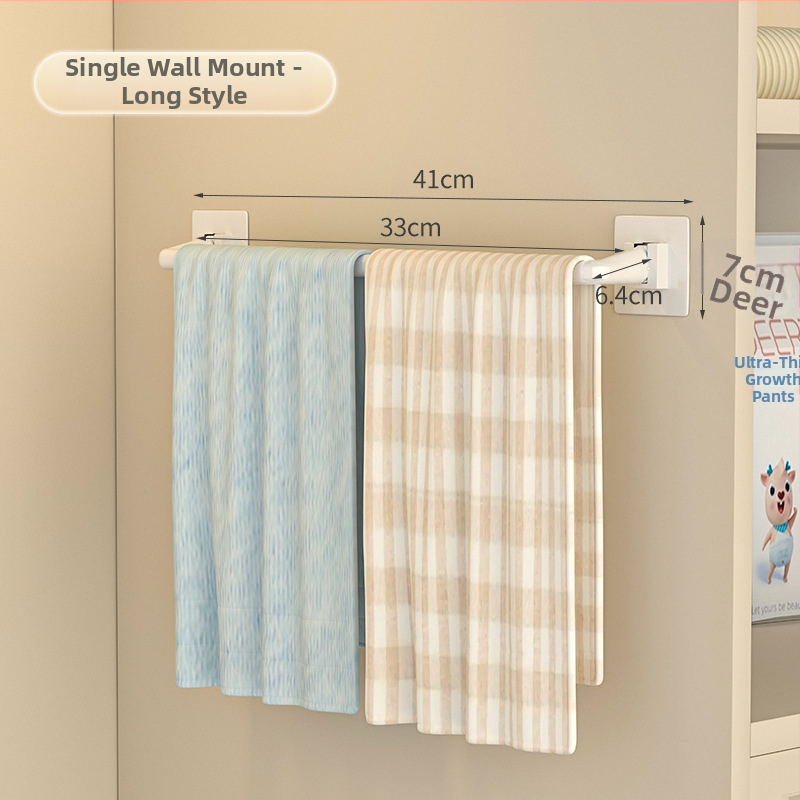 Bară pentru uscat haine cu clipsuri (Material: Plastic; Categoria produsului: Bară pentru uscat haine; Utilizare: pentru agățare în dormitor; Lansare: Iarna 2017; Stil: Modern și minimalist)