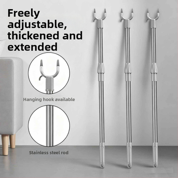 Bară de uscat haine din oțel inoxidabil pentru balcon – Stil minimalist modern (Material: oțel inoxidabil; Domeniu de utilizare: uscarea pe balcon; Lansare: 2025; Stil: minimalist modern; Model: 3758928216287477878)