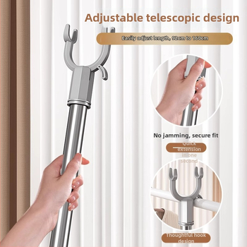 Bară de uscat haine din oțel inoxidabil pentru balcon – Stil minimalist modern (Material: oțel inoxidabil; Domeniu de utilizare: uscarea pe balcon; Lansare: 2025; Stil: minimalist modern; Model: 3758928216287477878)