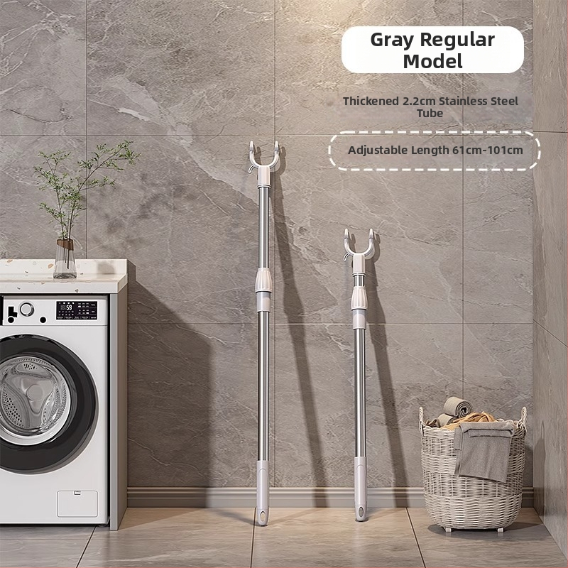 Bară de uscat haine din oțel inoxidabil pentru balcon – Stil minimalist modern (Material: oțel inoxidabil; Domeniu de utilizare: uscarea pe balcon; Lansare: 2025; Stil: minimalist modern; Model: 3758928216287477878)