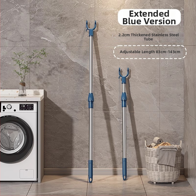 Bară de uscat haine din oțel inoxidabil pentru balcon – Stil minimalist modern (Material: oțel inoxidabil; Domeniu de utilizare: uscarea pe balcon; Lansare: 2025; Stil: minimalist modern; Model: 3758928216287477878)