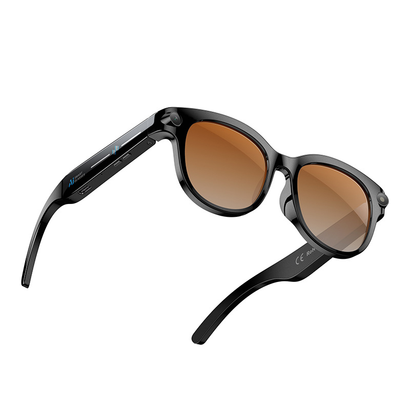 AI naočale s kamerom za prijevod, snimanje — 2MP, na glavi, kompatibilno s Android/iOS, zamjenjive leće