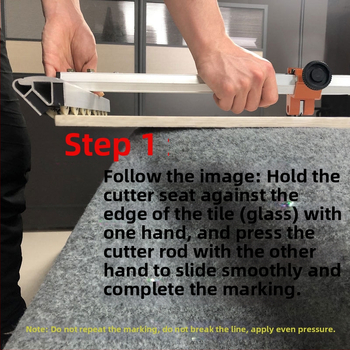 Unealtă de tăiere a plăcilor cu ghidaj rotativ și clește puternic — unealtă multifuncțională pentru tăierea și marcarea plăcilor groase de podea