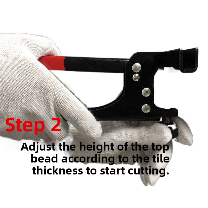 Unealtă de tăiere a plăcilor cu ghidaj rotativ și clește puternic — unealtă multifuncțională pentru tăierea și marcarea plăcilor groase de podea