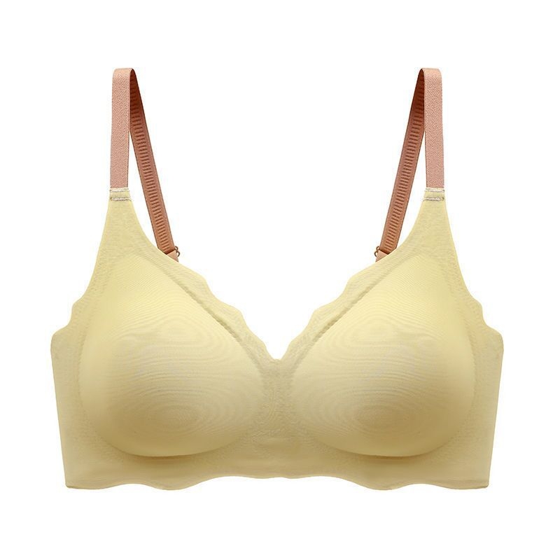 Vezeték nélküli, varrás nélküli push-up melltartó, nylont formázott teljes kosár, dupla rögzített pánt, hátul négy sor kapocs, formázott kosár