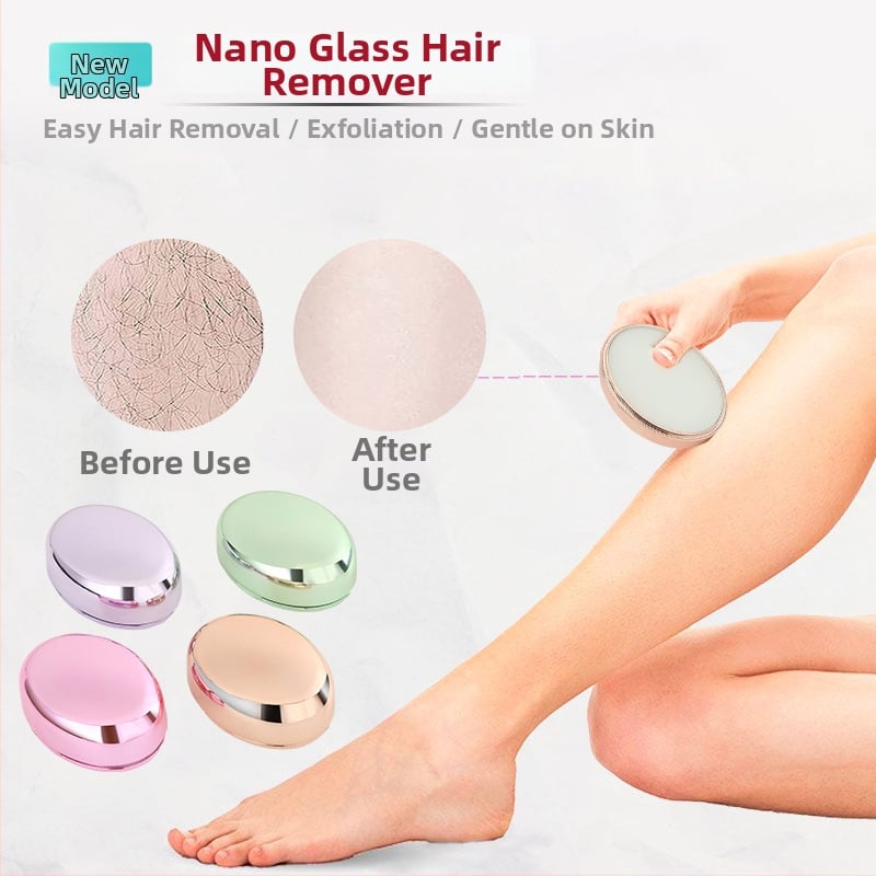 Kézi fájdalommentes testszőr-eltávolító nano-üveg technológiával, modell SK-1199, ABS anyag, tömeg 90 g, teljes testtisztítás