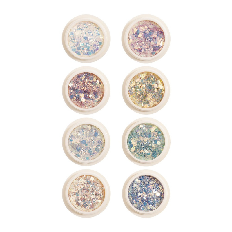 DIY διακοσμητικά νυχιών με γκλίτερ μίξη 32 g, αλουμίνιο οξείδιο, μοτίβο Έτος του Αλόγου